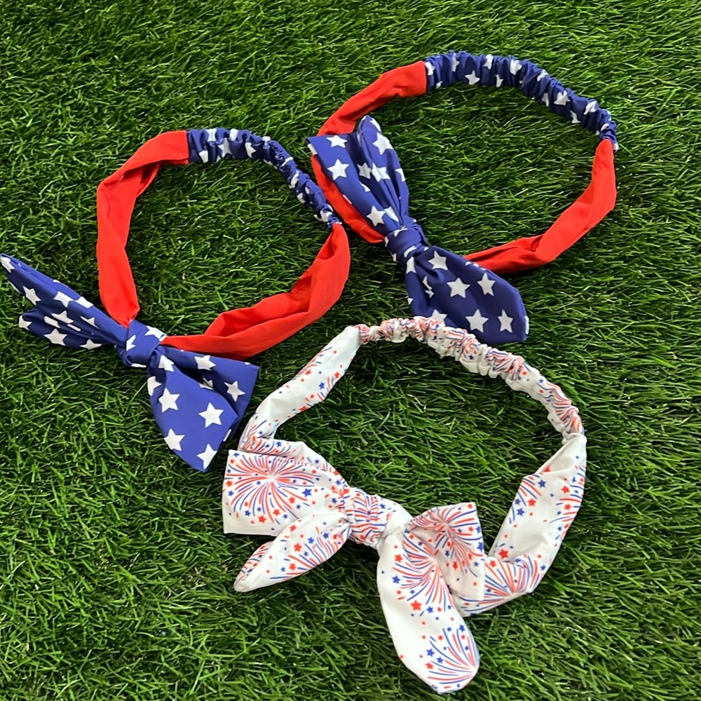 Patriotic Headband - Set of 3